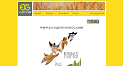 Desktop Screenshot of eurogerm-maroc.com