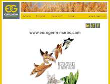 Tablet Screenshot of eurogerm-maroc.com